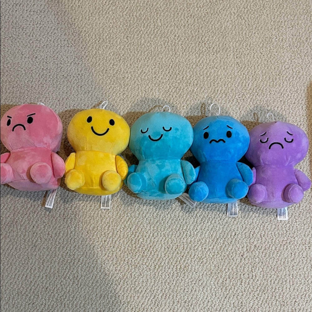 NWOT Colorful Plush Stuffed Animals